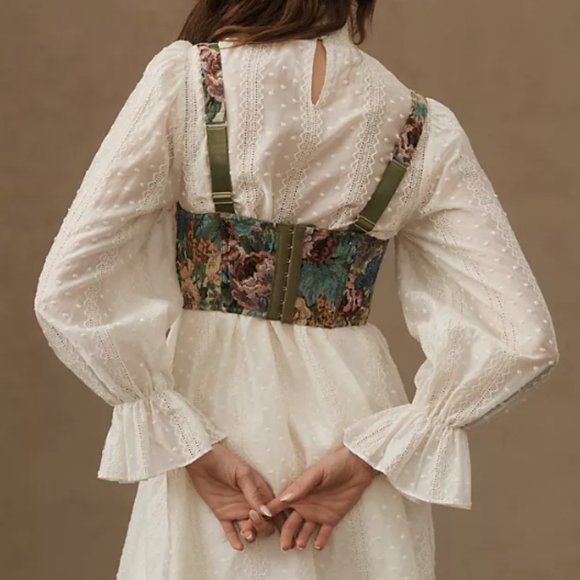 By Anthropologie Tapestry Corset NWT - Picture 3 of 8